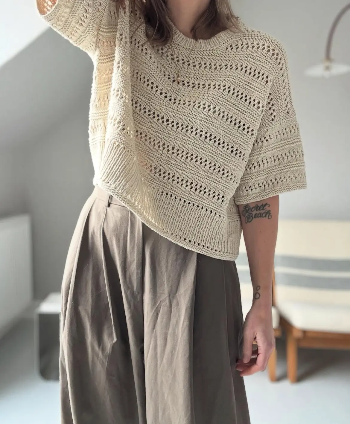 populær sommerstrik other loops Lacy loop tee