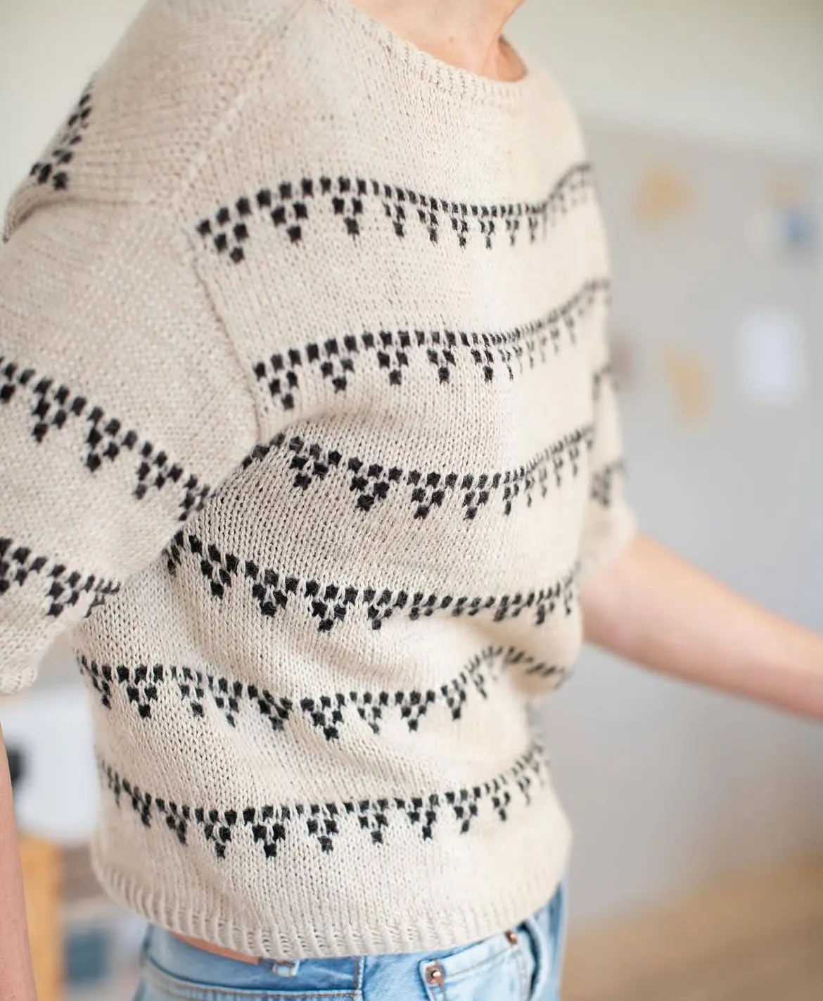 Sommerstrik af Grap tee af Anne Venzel