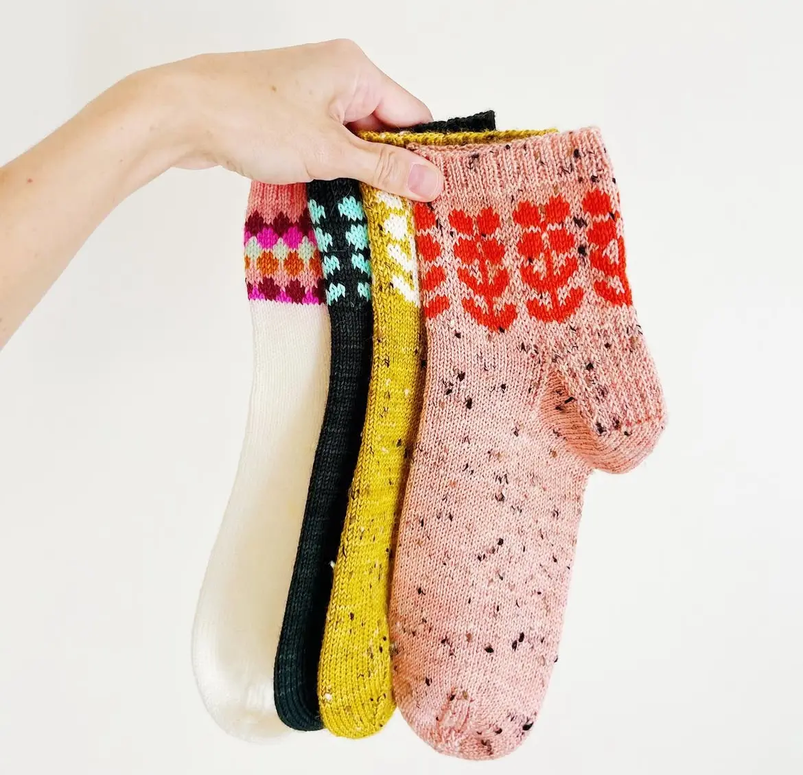 Summer.Lee.Knits august strømpe mønster til strik på farten