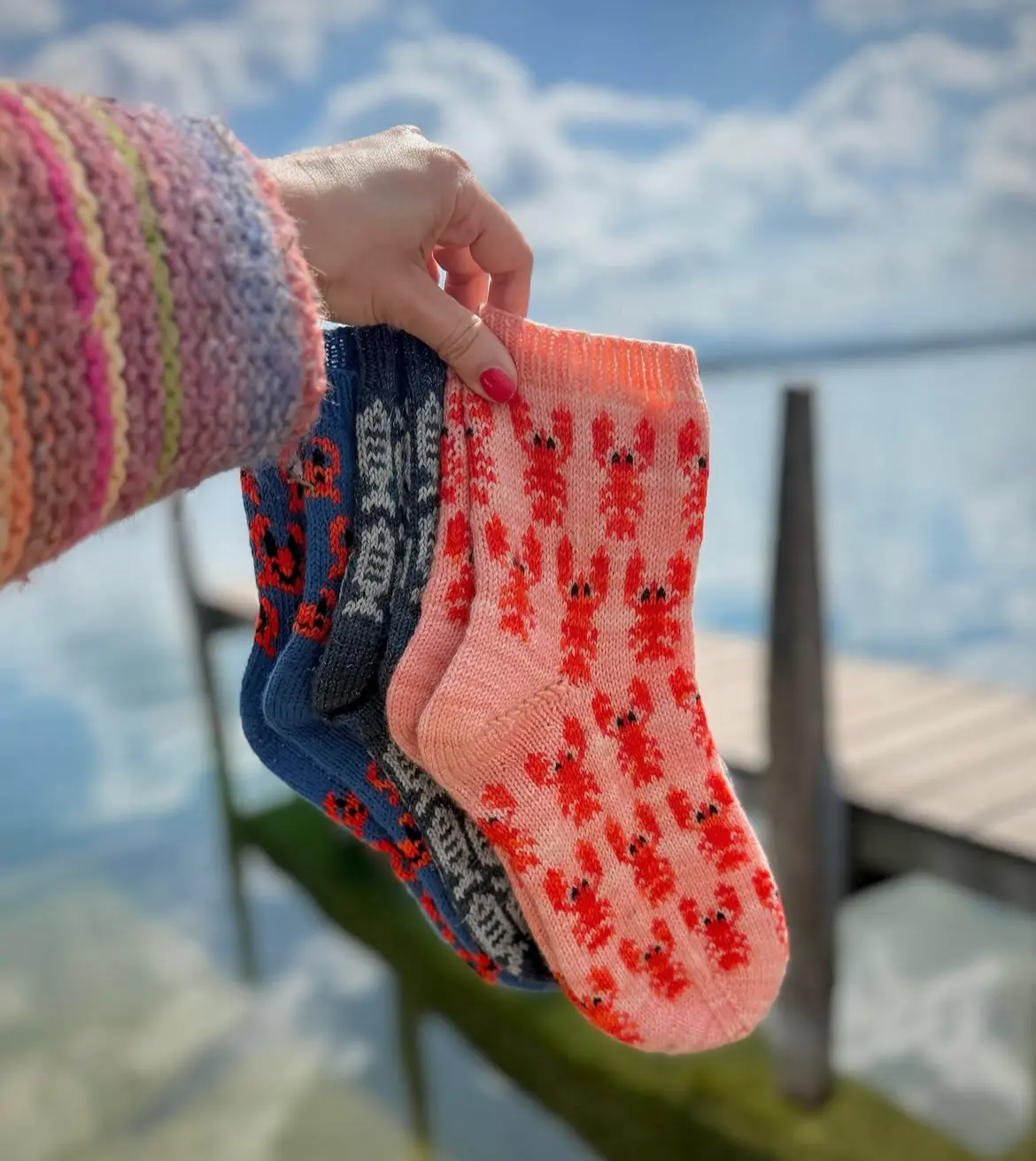 Stone knits strømper til strik på farten