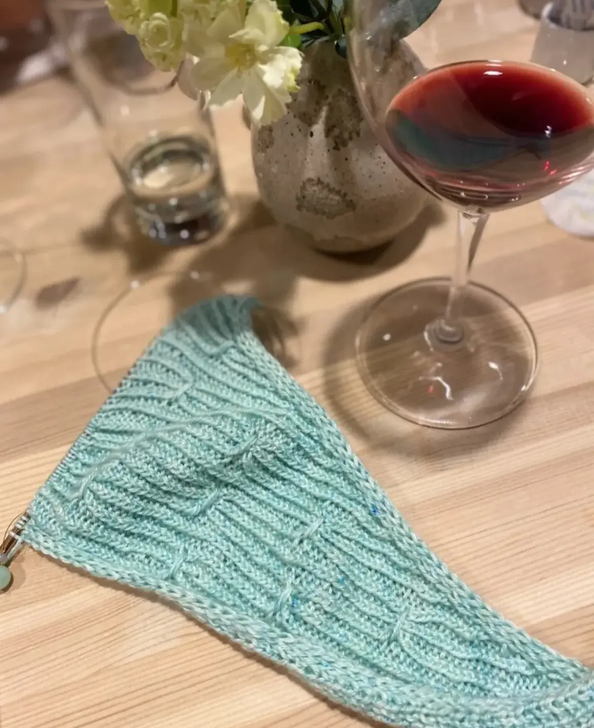 Ebbe scarf I strik på farten